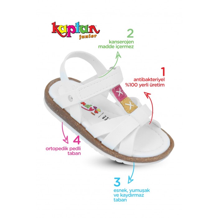 KIZ Kaptan Junior Kız Çocuk Bebek Ortopedik Ayakkabı