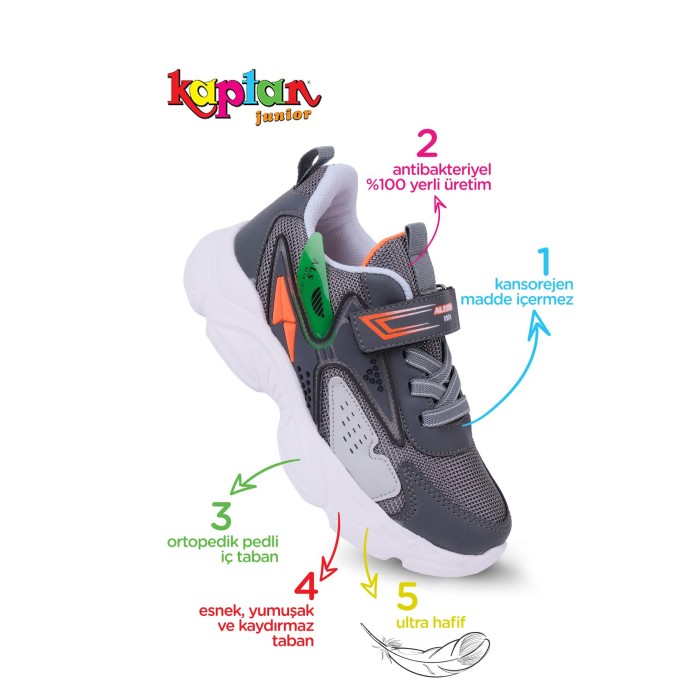 ERKEK - KAPTAN JUNIOR - KAPTAN JUNİOR ERKEK ÇOCUK SPOR SNEAKER
