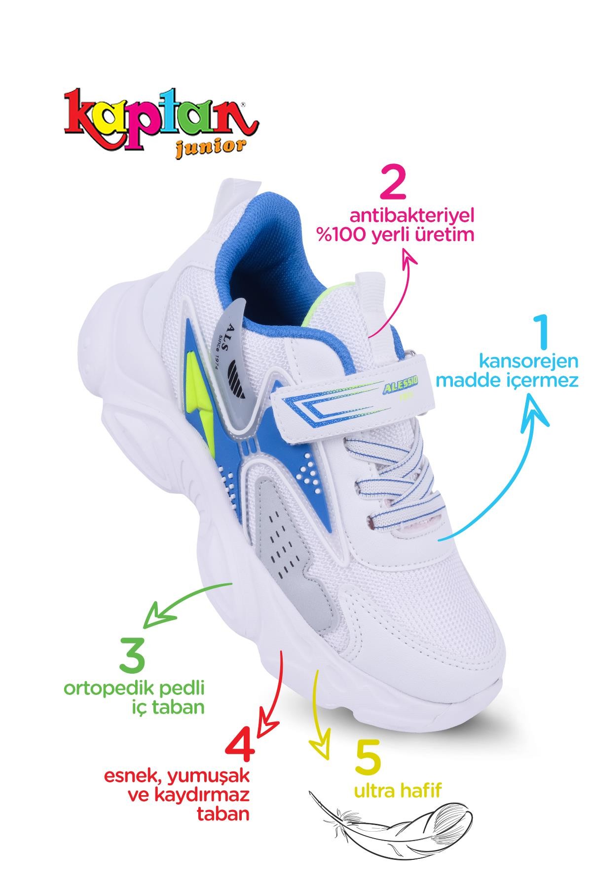 ERKEK - KAPTAN JUNIOR - KAPTAN JUNİOR ERKEK ÇOCUK SPOR SNEAKER